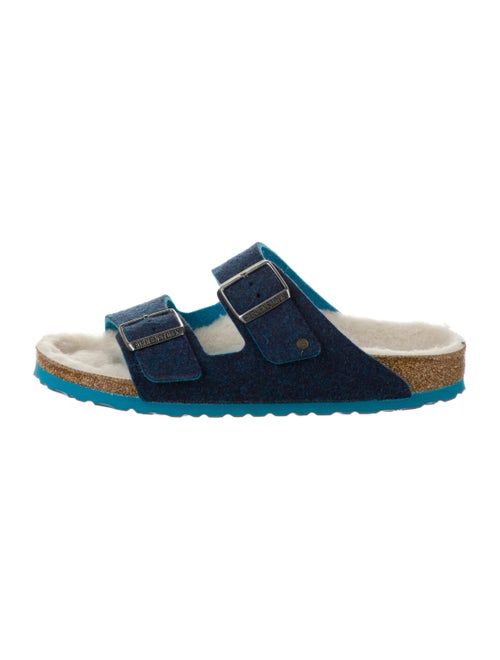 Birkenstock Suede Slides Blue