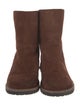 Birkenstock Suede Fur Trim Moto Boots