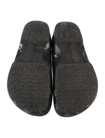 Birkenstock Patent Leather Printed Mules