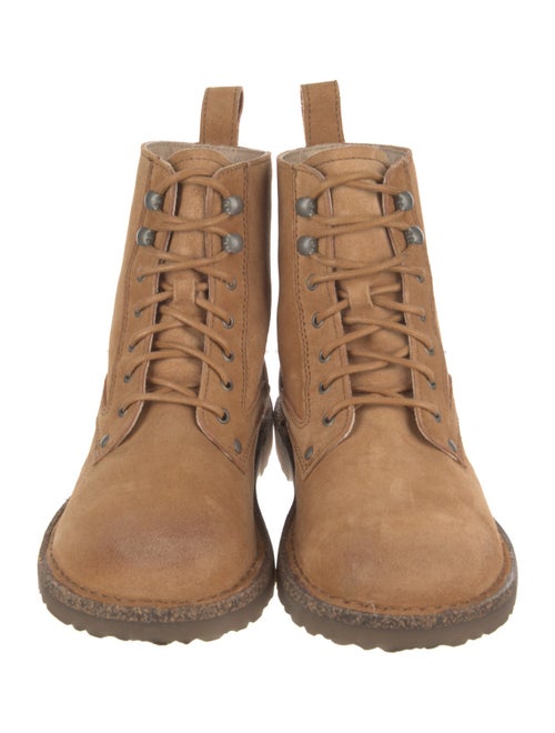 Birkenstock Suede Combat Boots