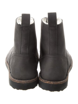Birkenstock Suede Combat Boots