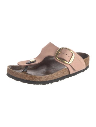 Birkenstock Leather Flip Flops