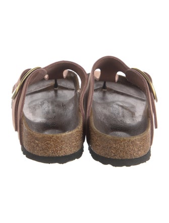 Birkenstock Leather Flip Flops