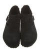 Birkenstock Suede Fur Trim Loafers