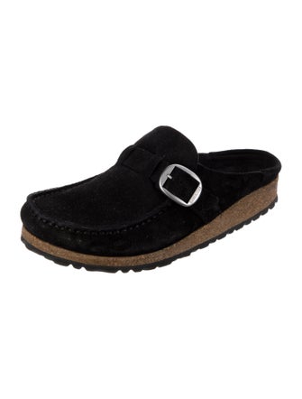 Birkenstock Suede Fur Trim Espadrilles