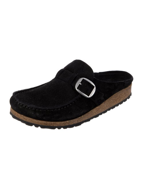 Birkenstock Suede Fur Trim Espadrilles