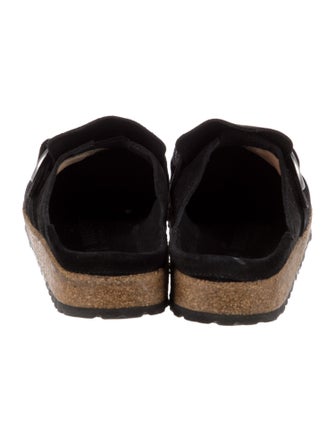 Birkenstock Suede Fur Trim Espadrilles