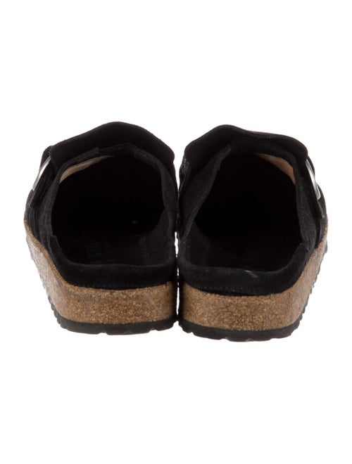 Birkenstock Suede Fur Trim Espadrilles