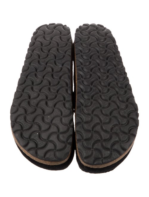 Birkenstock Suede Fur Trim Espadrilles