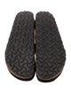 Birkenstock Suede Fur Trim Espadrilles