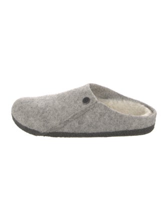 Birkenstock Wool Fur Trim Mules