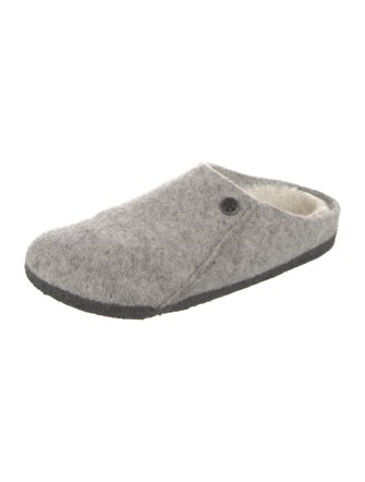 Birkenstock Wool Fur Trim Mules