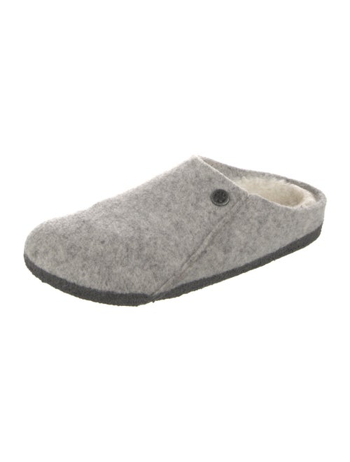 Birkenstock Wool Fur Trim Mules