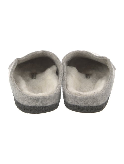 Birkenstock Wool Fur Trim Mules