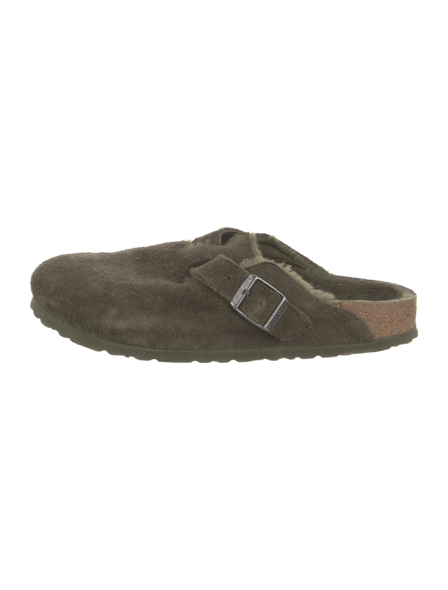 Birkenstock Suede Colorblock Pattern Mules