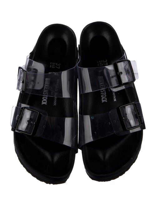Manolo Blahnik x Birkenstock Leather Slides