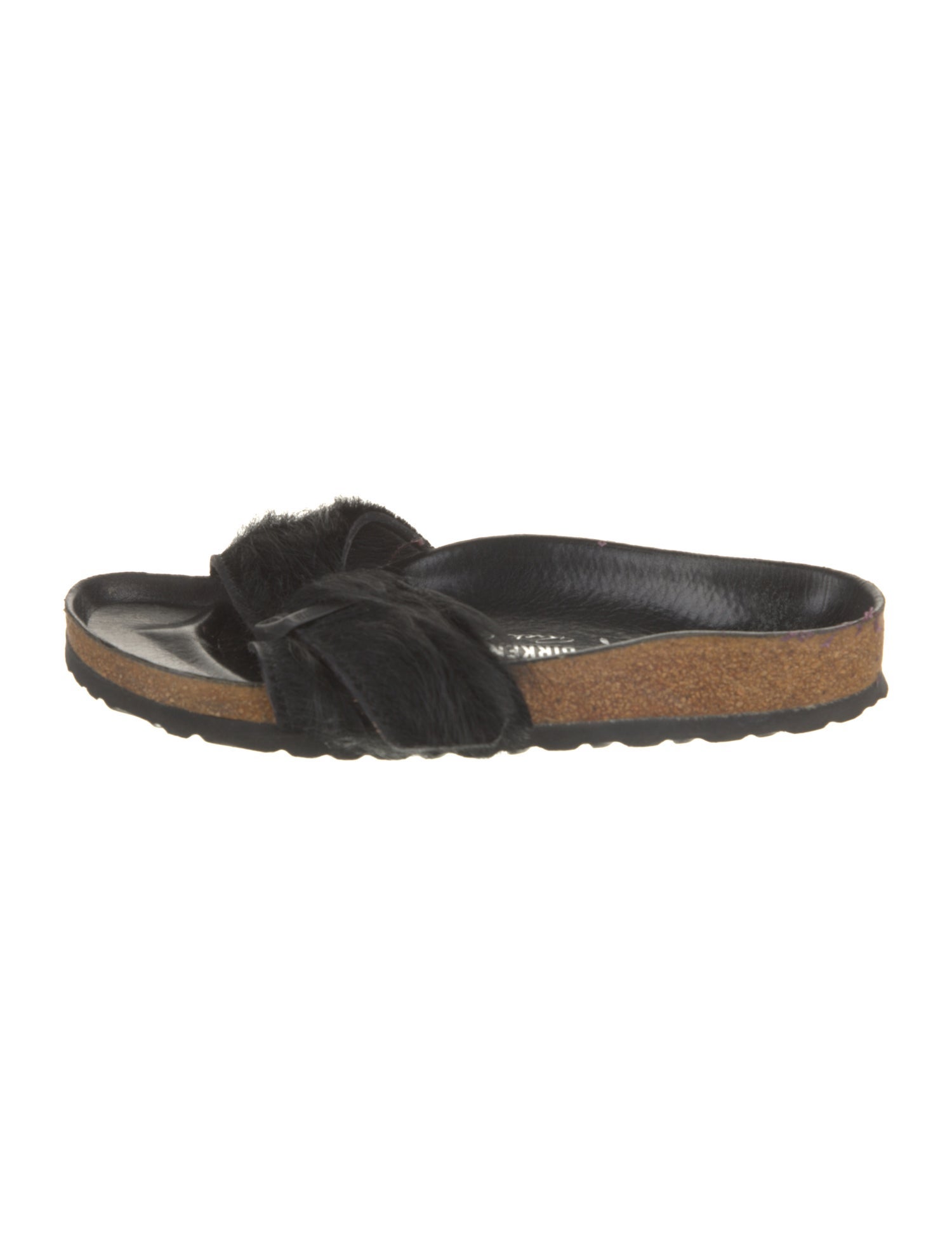 Birkenstock Ponyhair Fur Trim Slides