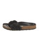 Birkenstock Ponyhair Fur Trim Slides