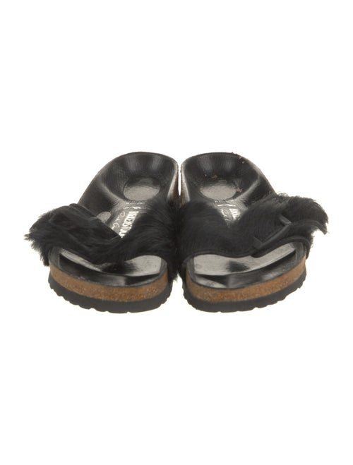 Birkenstock Ponyhair Fur Trim Slides