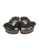 Birkenstock Ponyhair Fur Trim Slides