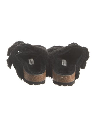Birkenstock Shearling Slides