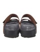 MM6 Maison Margiela Patent Leather Colorblock Pattern Slides