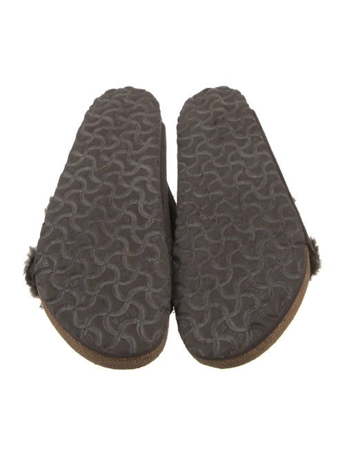 Birkenstock Suede Printed Slides