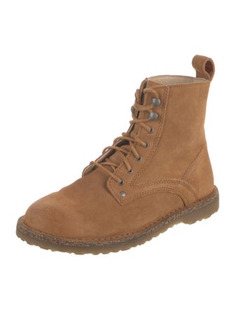 Birkenstock Suede Combat Boots