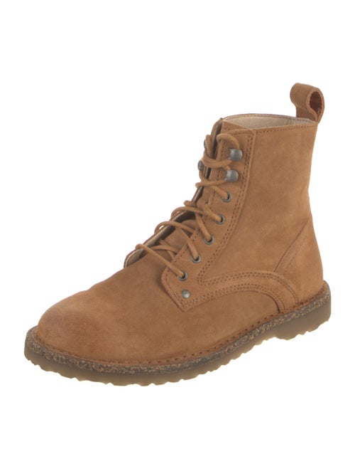 Birkenstock Suede Combat Boots