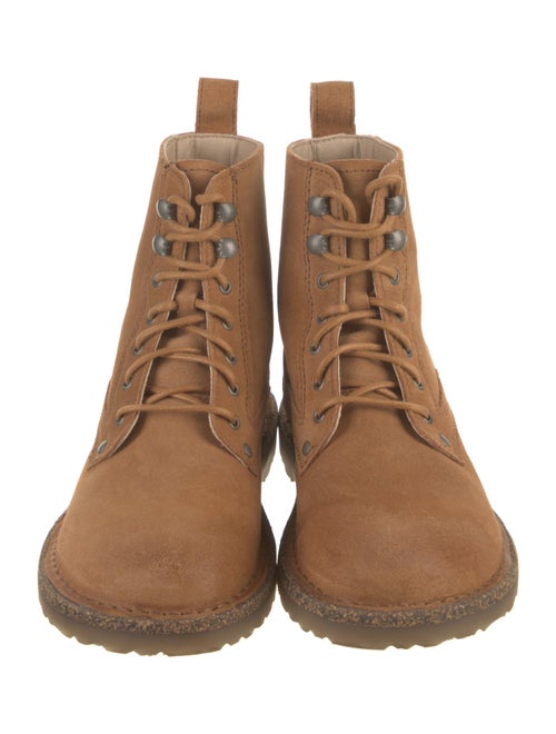 Birkenstock Suede Combat Boots