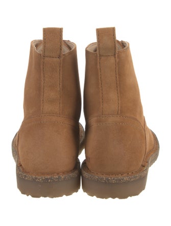 Birkenstock Suede Combat Boots