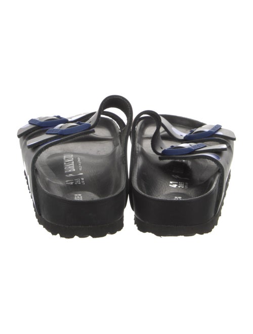 Birkenstock Leather Polka Dot Print Slides