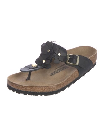 Birkenstock Leather Flip Flops