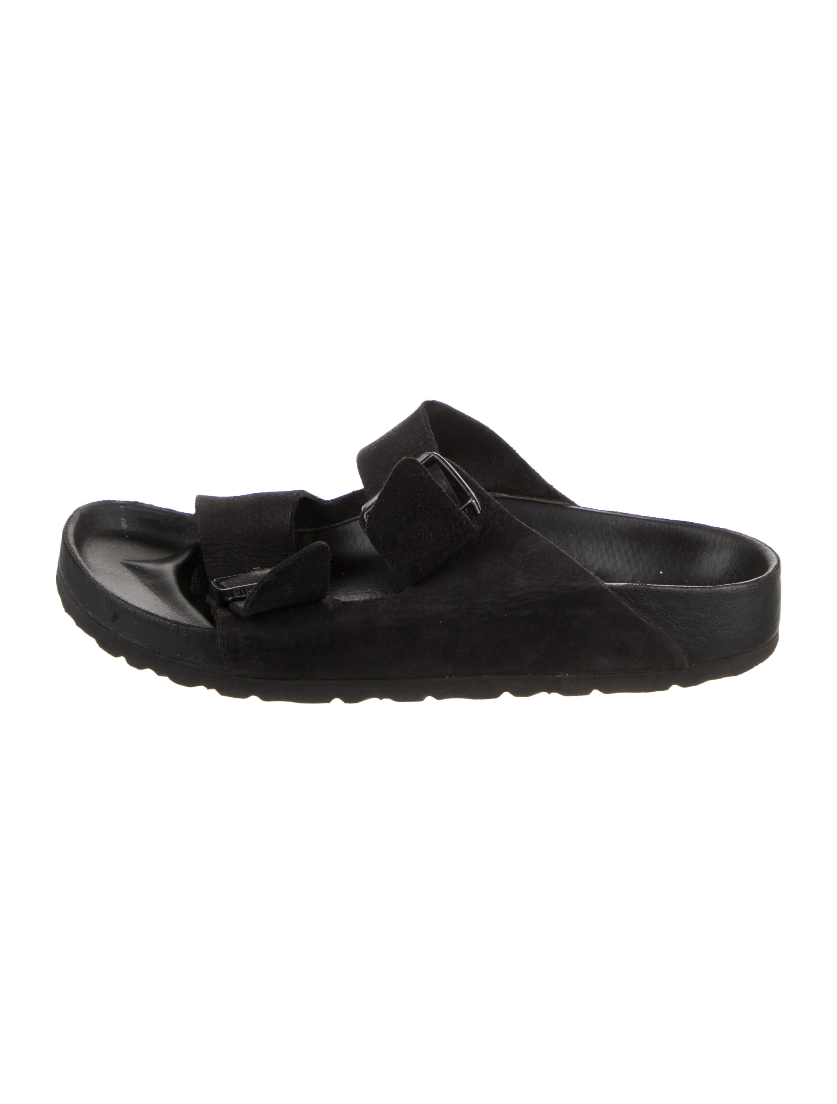 Birkenstock Suede Cutout Accent Slippers