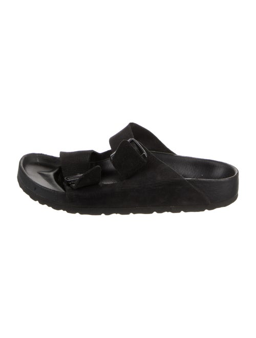 Birkenstock Suede Cutout Accent Slippers