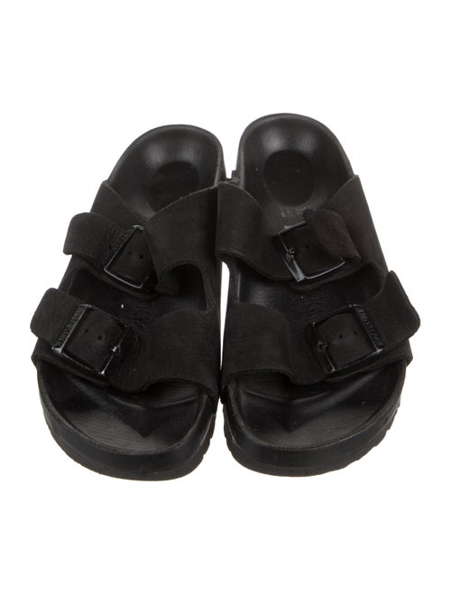 Birkenstock Suede Cutout Accent Slippers