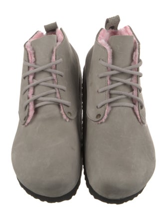 Birkenstock Suede Lace-Up Boots