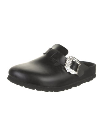 Manolo Blahnik x Birkenstock Leather Mules