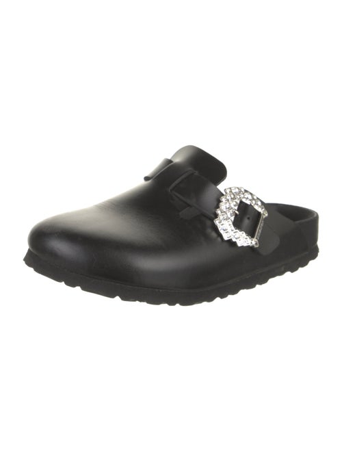 Manolo Blahnik x Birkenstock Leather Mules