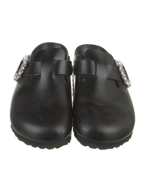 Manolo Blahnik x Birkenstock Leather Mules