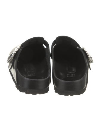 Manolo Blahnik x Birkenstock Leather Mules