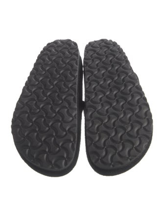 Birkenstock Boston 'Rivets' Suede Slides