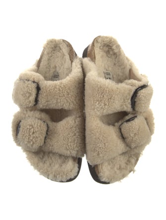 Birkenstock Shearling Slides