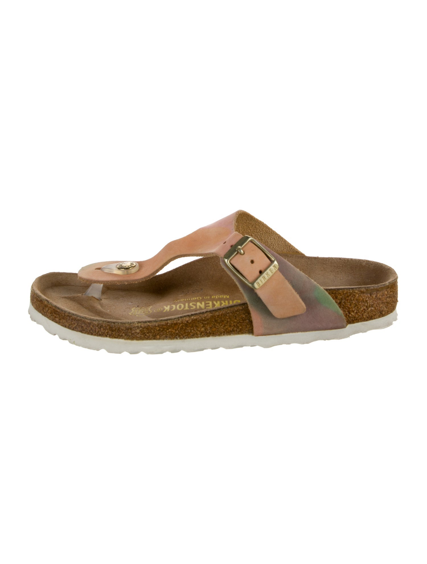 Birkenstock Leather Flip Flops