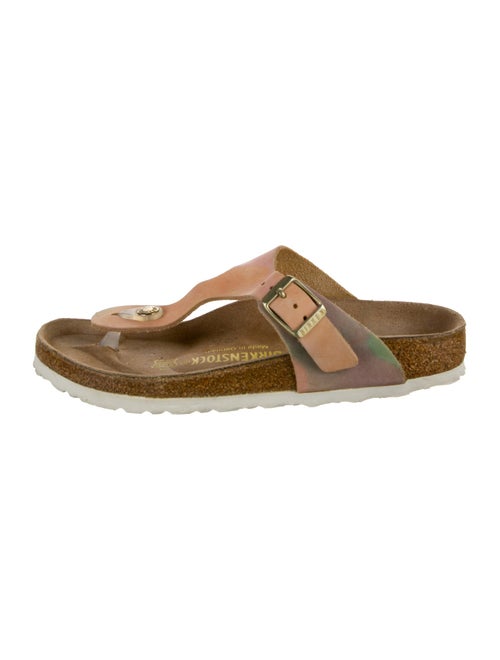 Birkenstock Leather Flip Flops