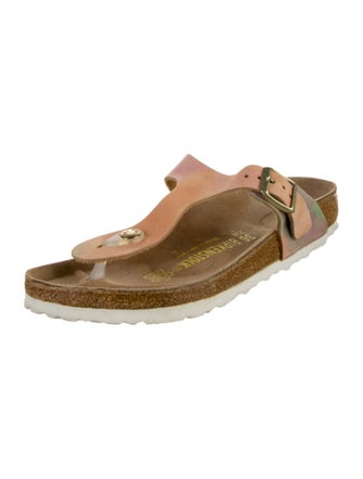 Birkenstock Leather Flip Flops