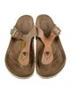 Birkenstock Leather Flip Flops