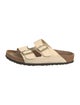 Birkenstock Suede Colorblock Pattern Slides