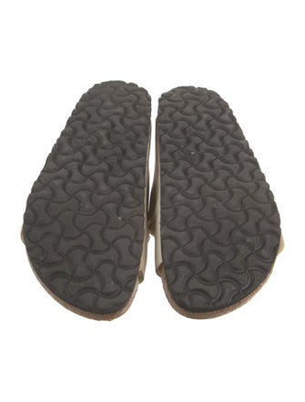 Birkenstock Suede Colorblock Pattern Slides