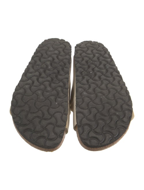 Birkenstock Suede Colorblock Pattern Slides